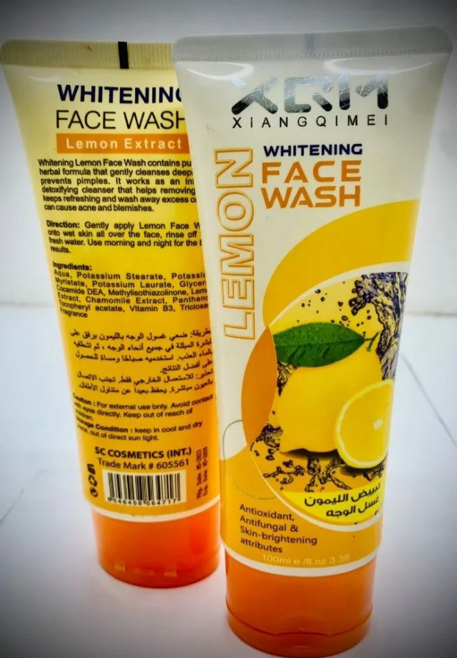 XQM whitening Lemon Face wash