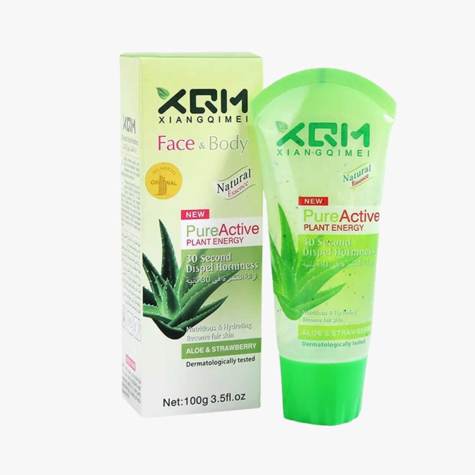 XQM DIRT REMOVING FACE & BODY Pure Active Plant Energy